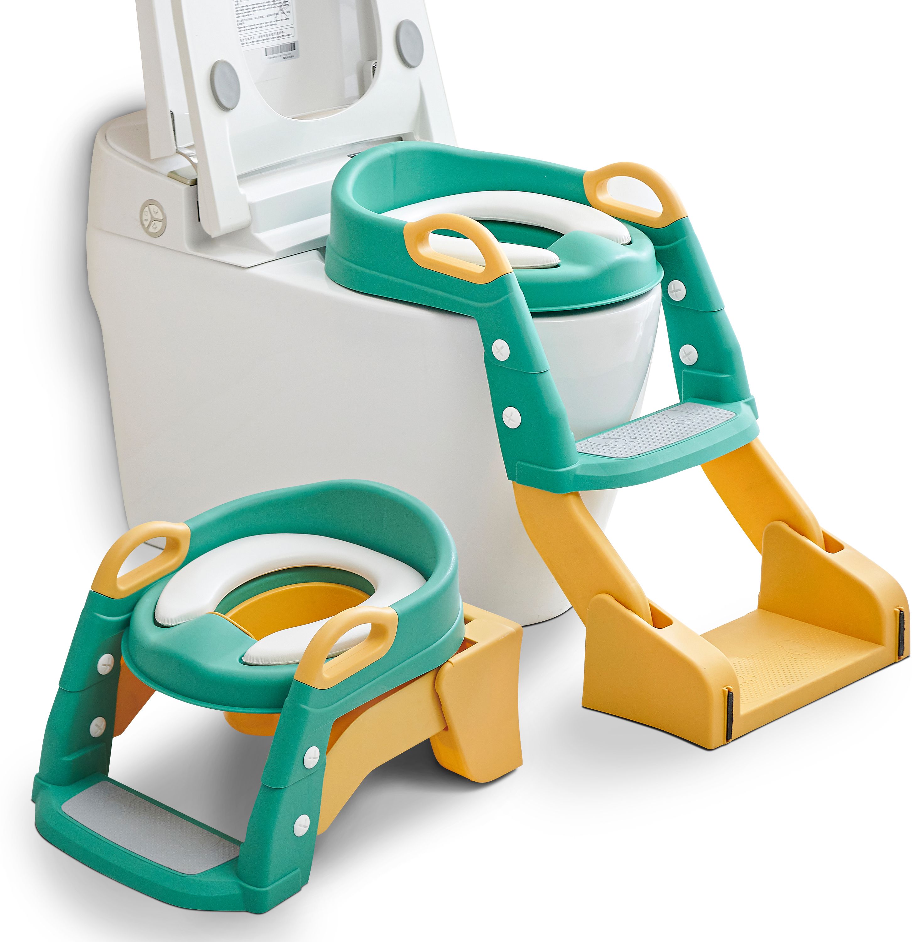 baybee Vega Western Toilet Potty Seat for Kids, Baby Potty Training Seat with Ladder Potty Seat-picture-48