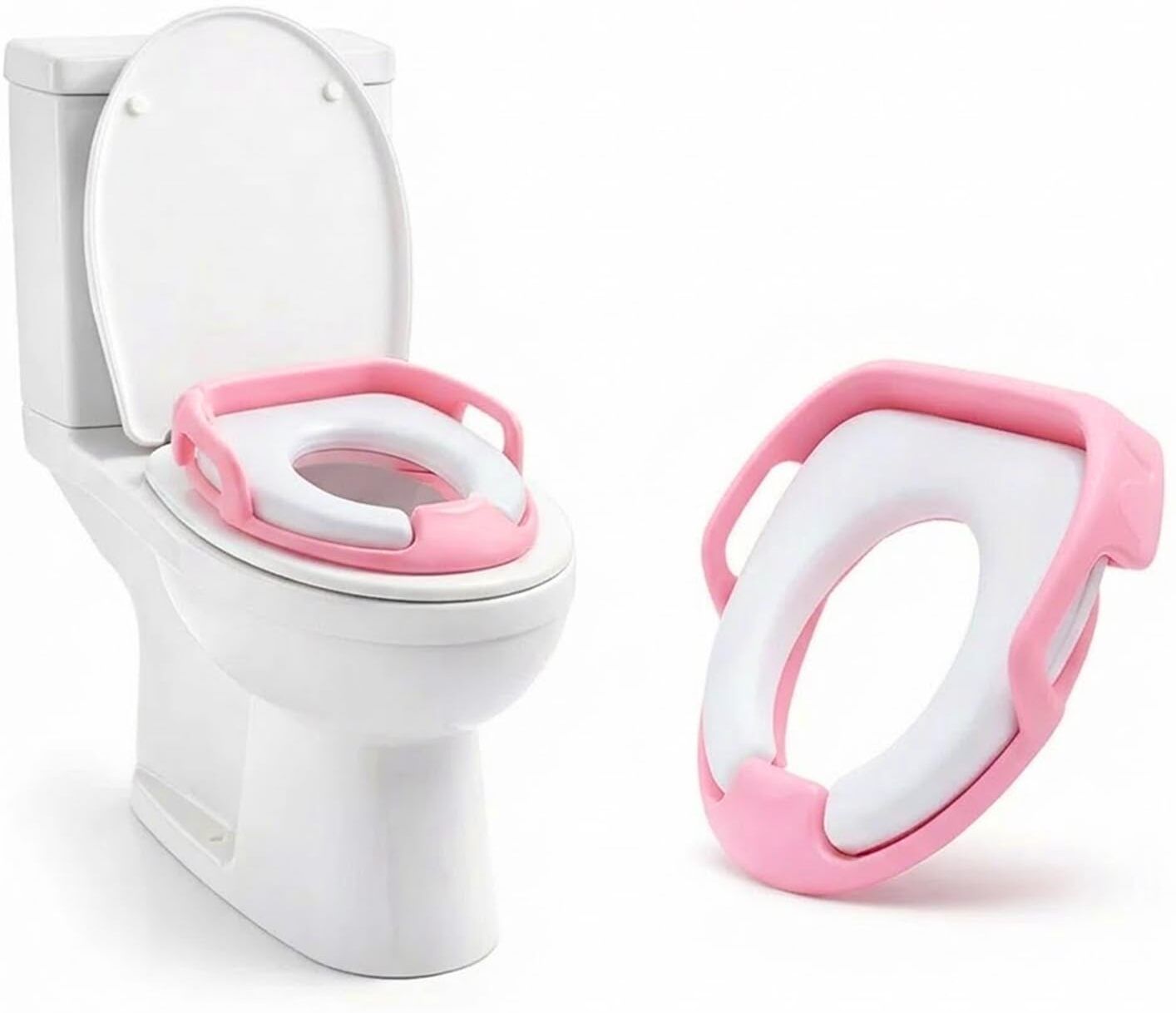 babygo Potty Training Seat for Kids | Non-Slip Toddler Toilet Seat with Handles Potty Seat-picture-7
