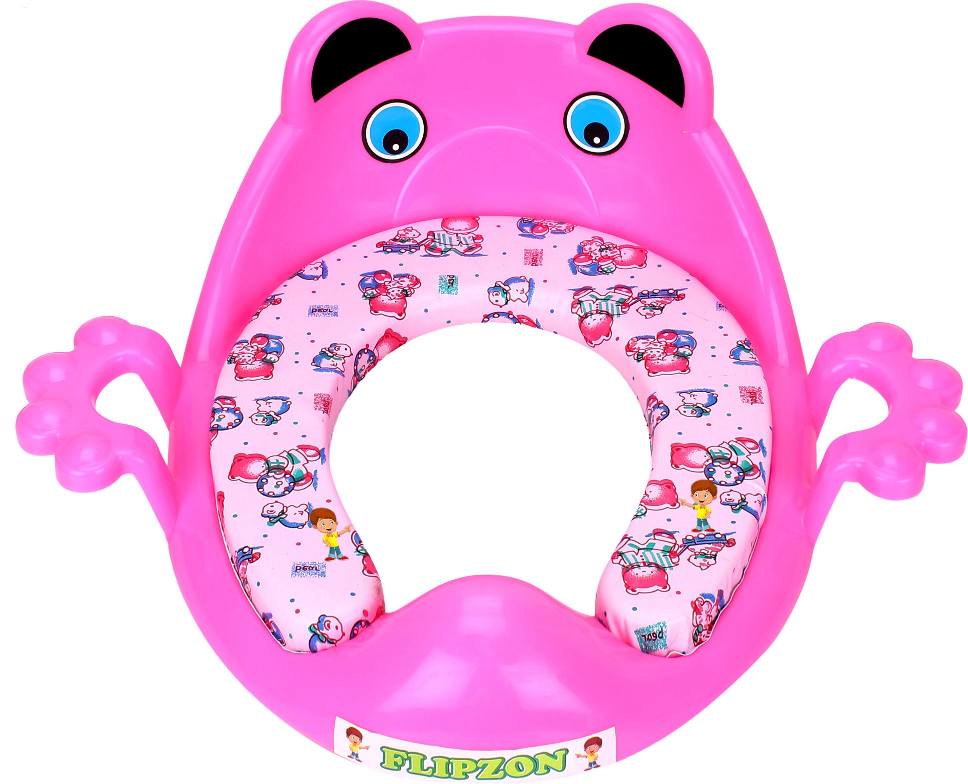 flipzon Cushioned Potty Seat, Toilet Seat with Handle for kids Potty Seat-picture-6