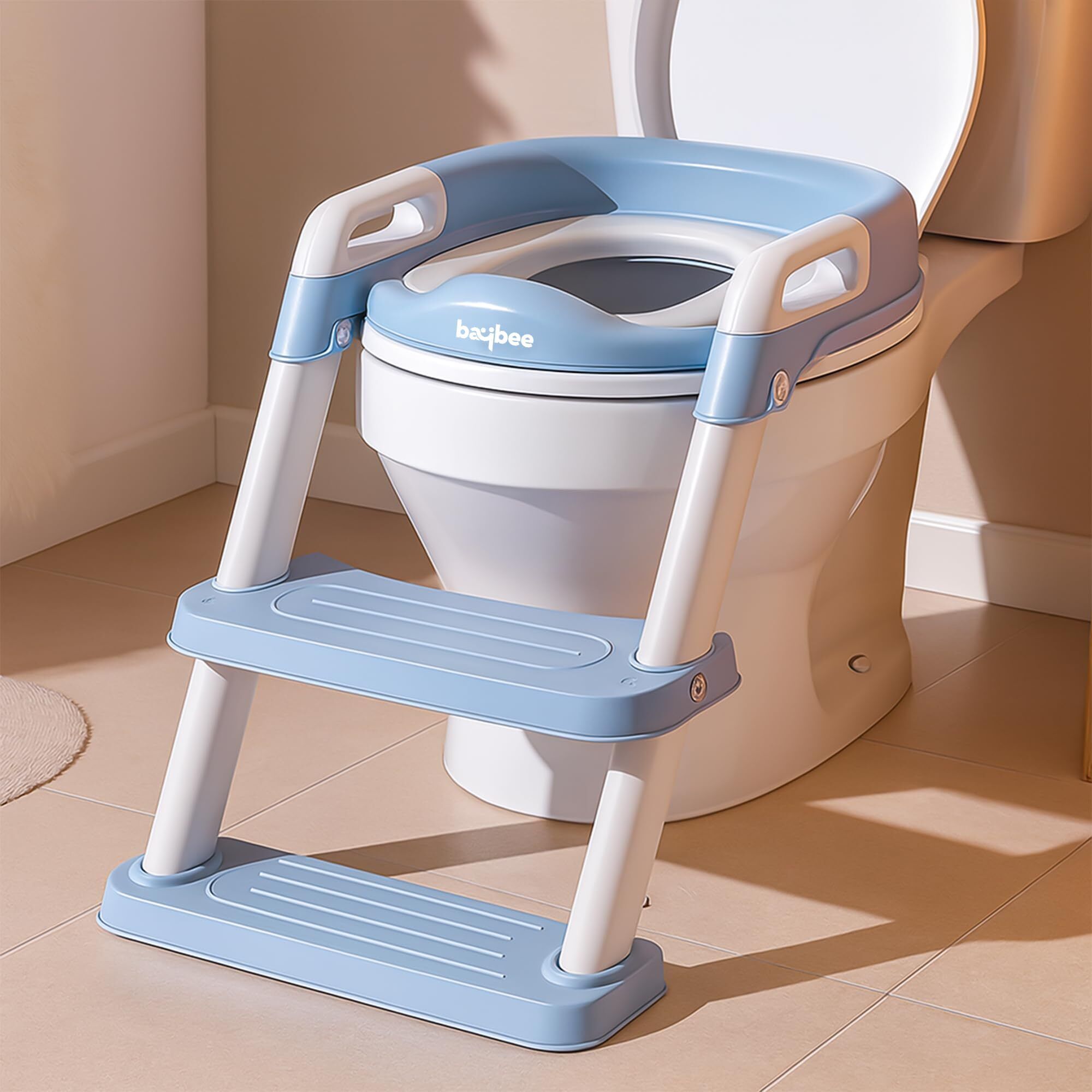 baybee Western Toilet Potty Seat for Kids Baby Potty Training Seat Chair with Ladder Potty Seat-picture-12