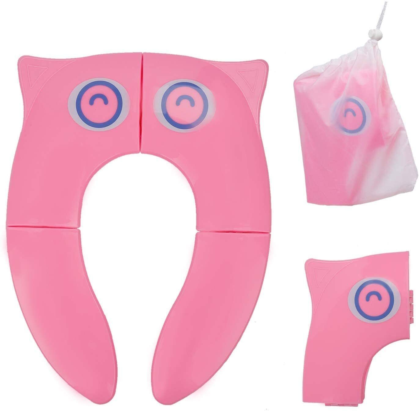 on gate Toilet Potty Training Seat Portable Reusable Kids Boys Girls, Carry Bag Potty Seat-picture-26