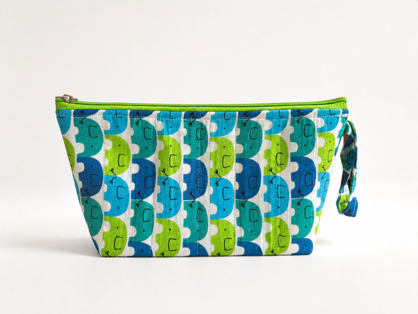 sharda creations Women Multicolor, Green, White, Blue Cosmetic Bag-picture-44