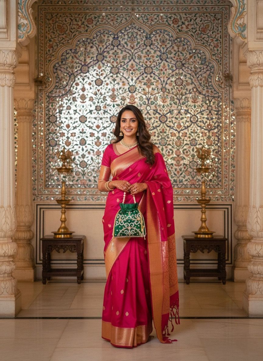 likers Women Green Potli-picture-2