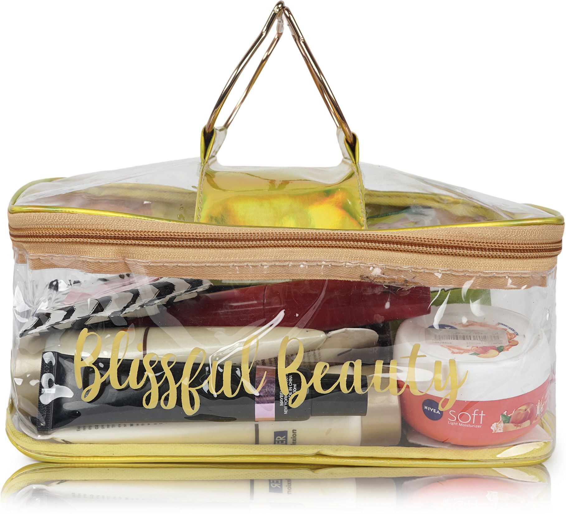 Women Yellow Cosmetic Bag-image-17