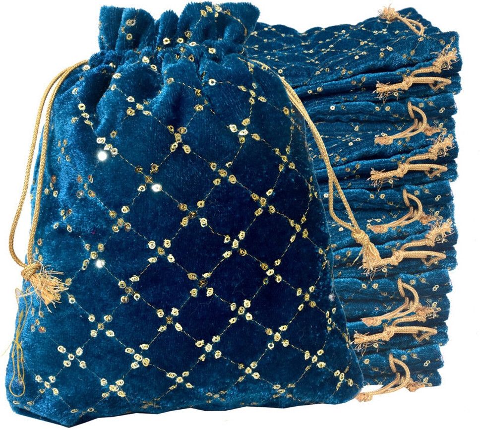 Women Blue Potli-image-49