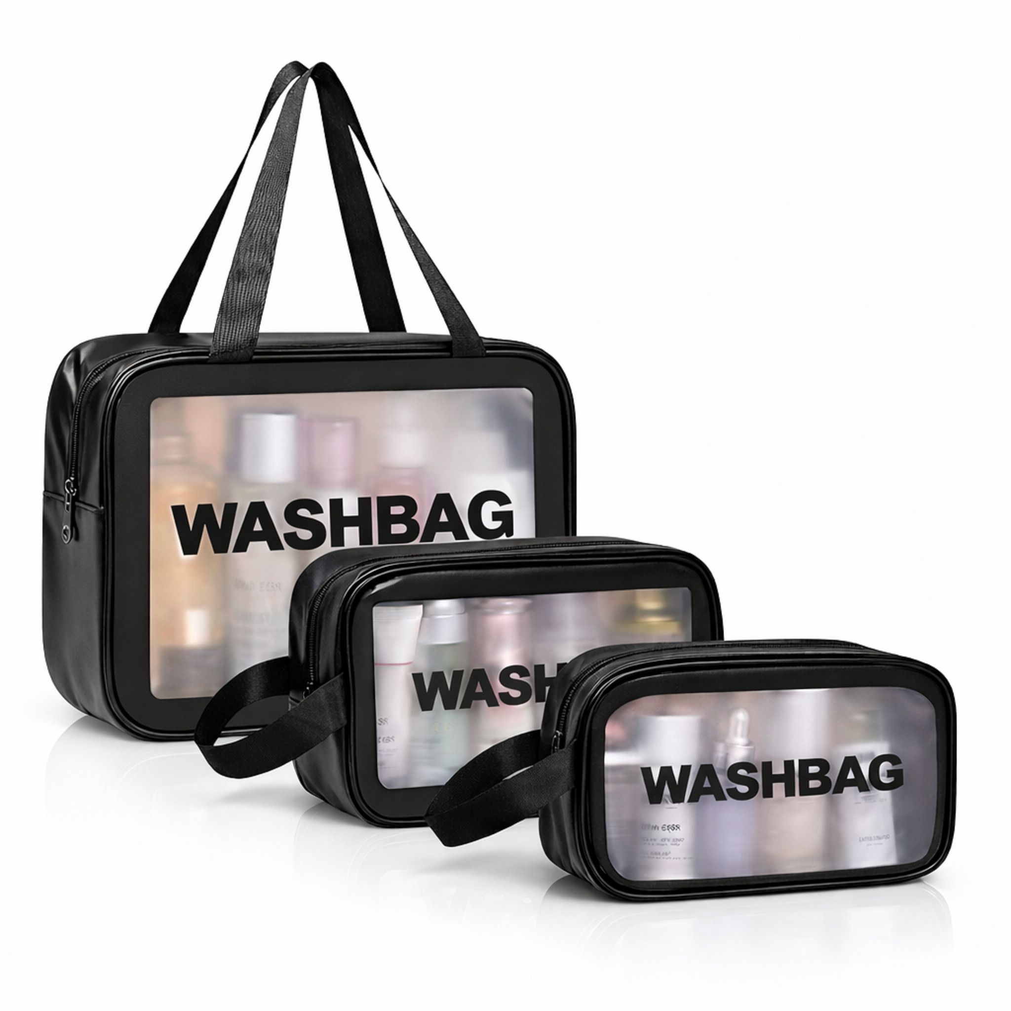 Women Black Cosmetic Bag-image-37