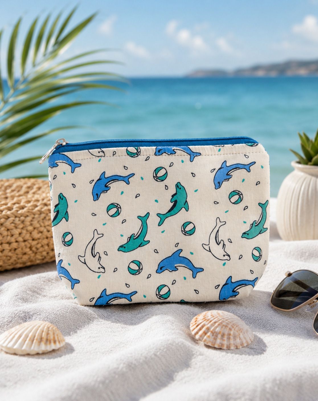 Girls White Cosmetic Bag-image-14