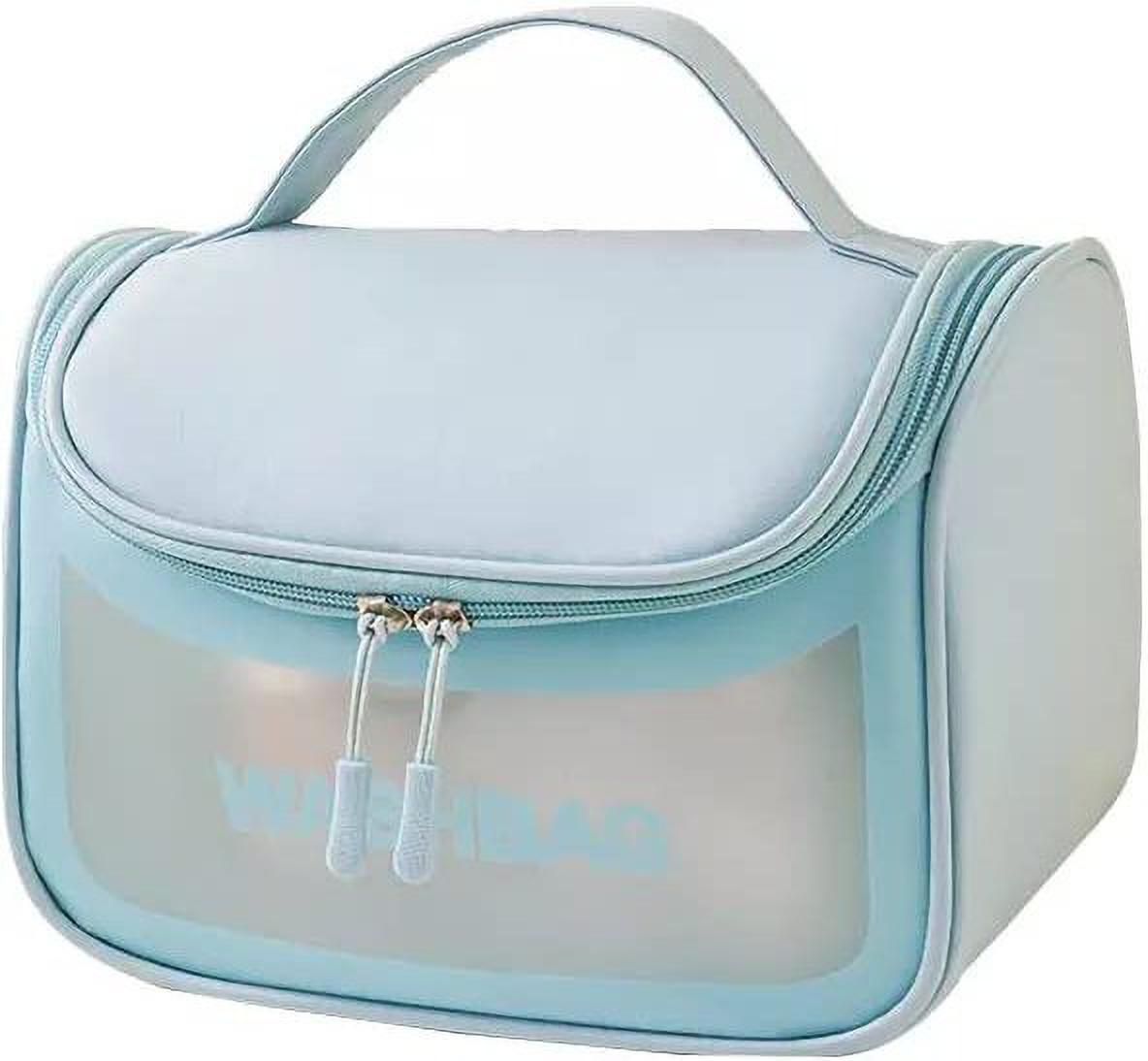 Women Blue Cosmetic Bag