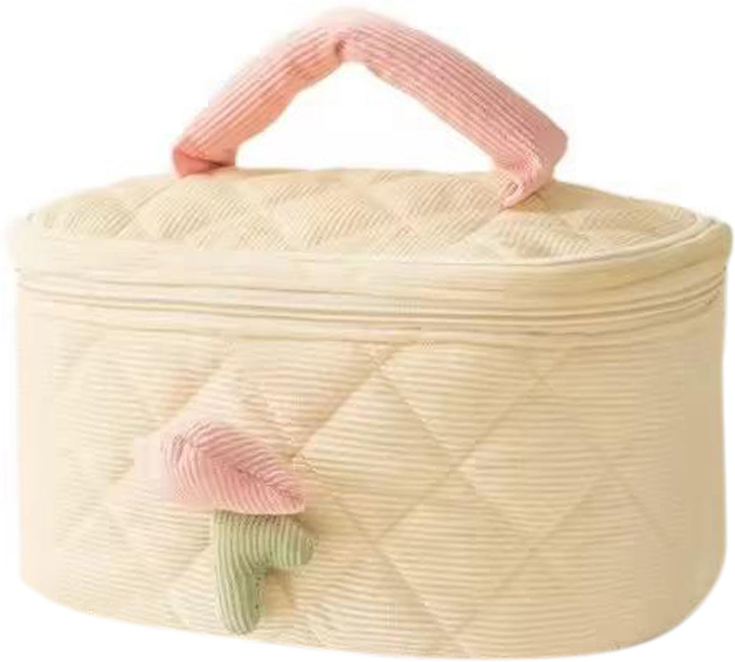 Women White Cosmetic Bag