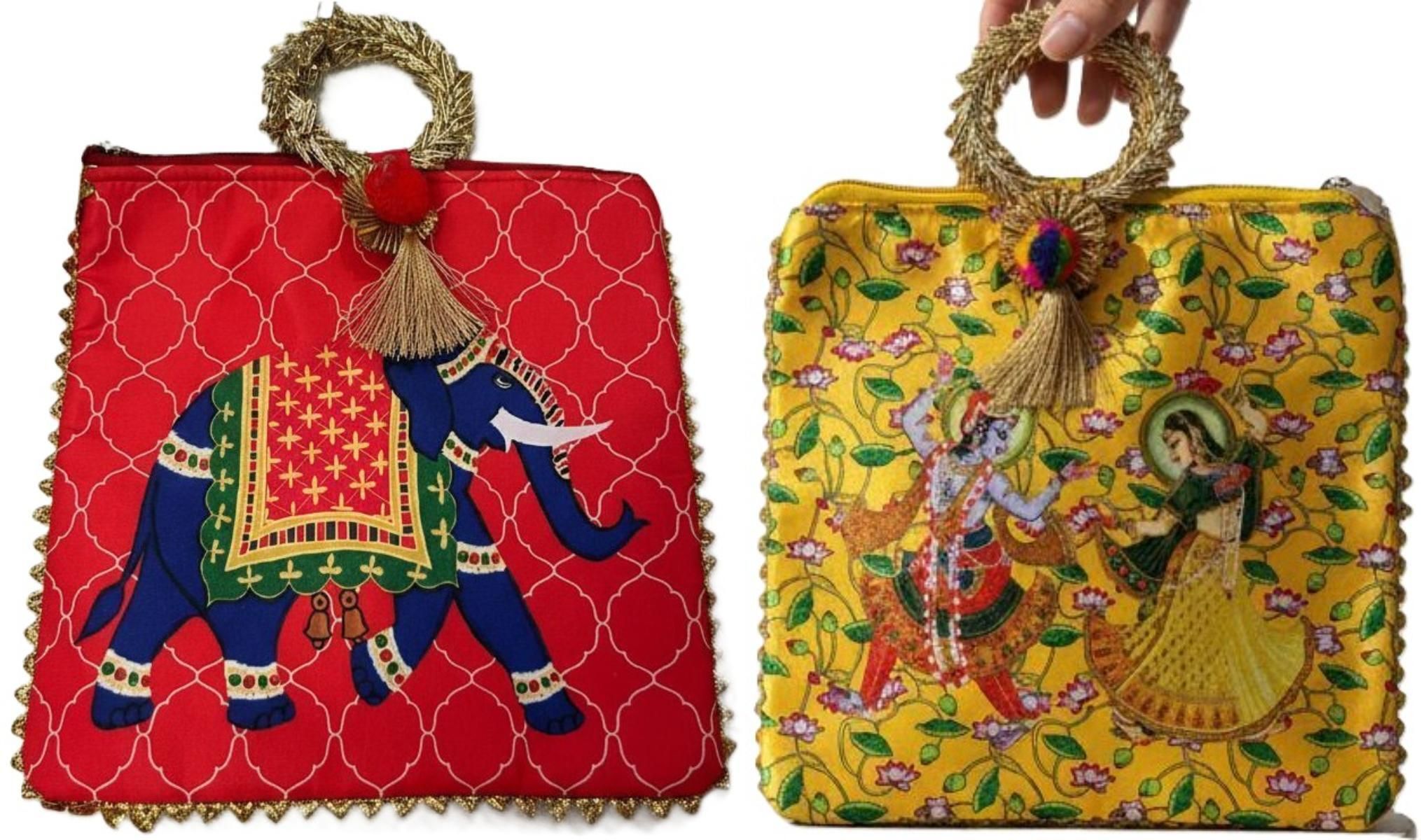 c collection Women Red, Yellow Potli-picture-22