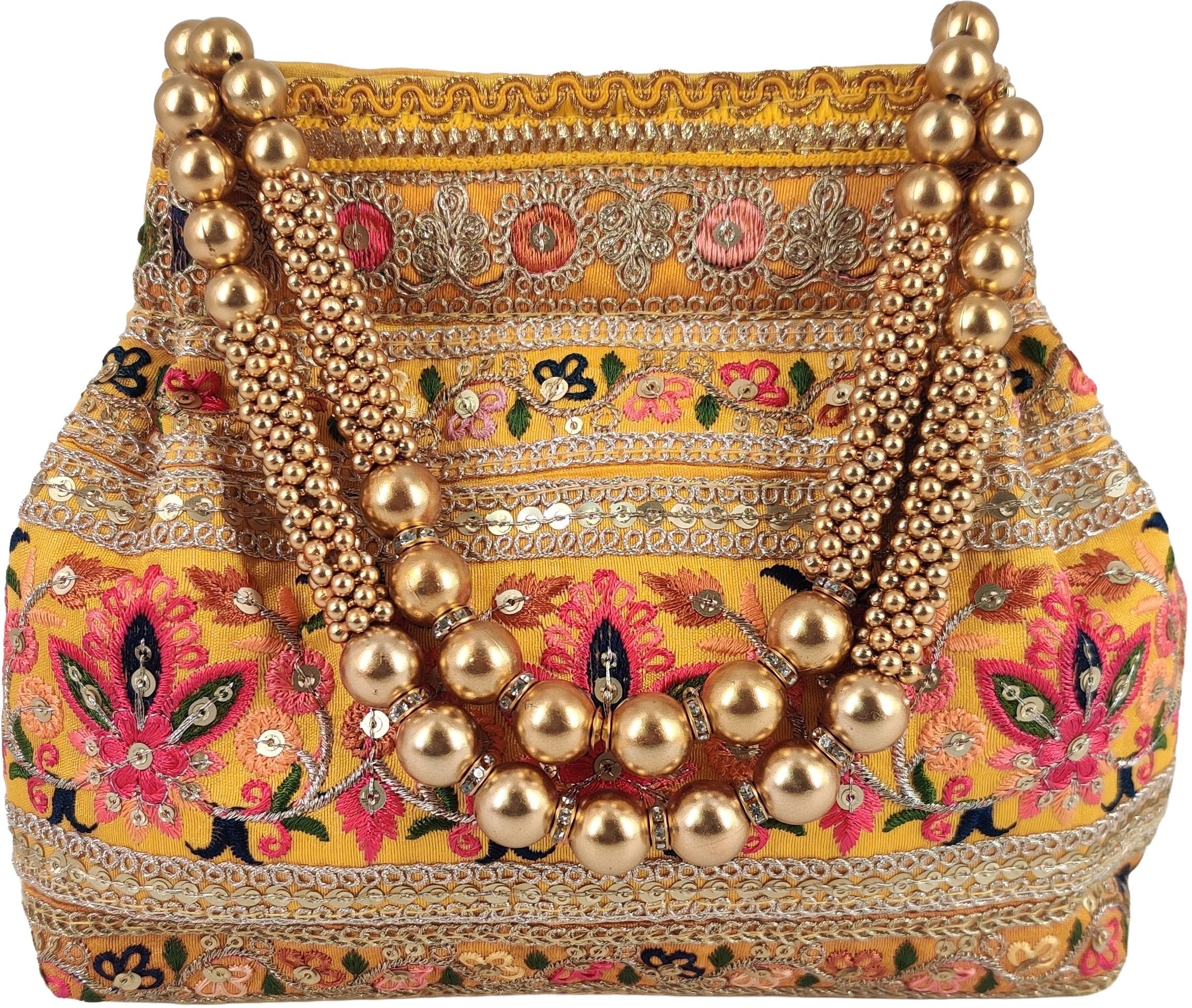 Women Yellow Wristlet