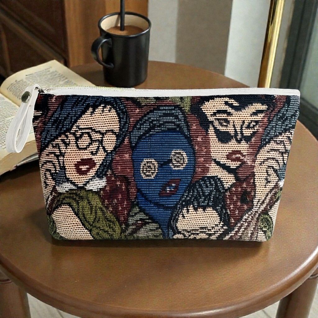 Women Multicolor Cosmetic Bag-image-37