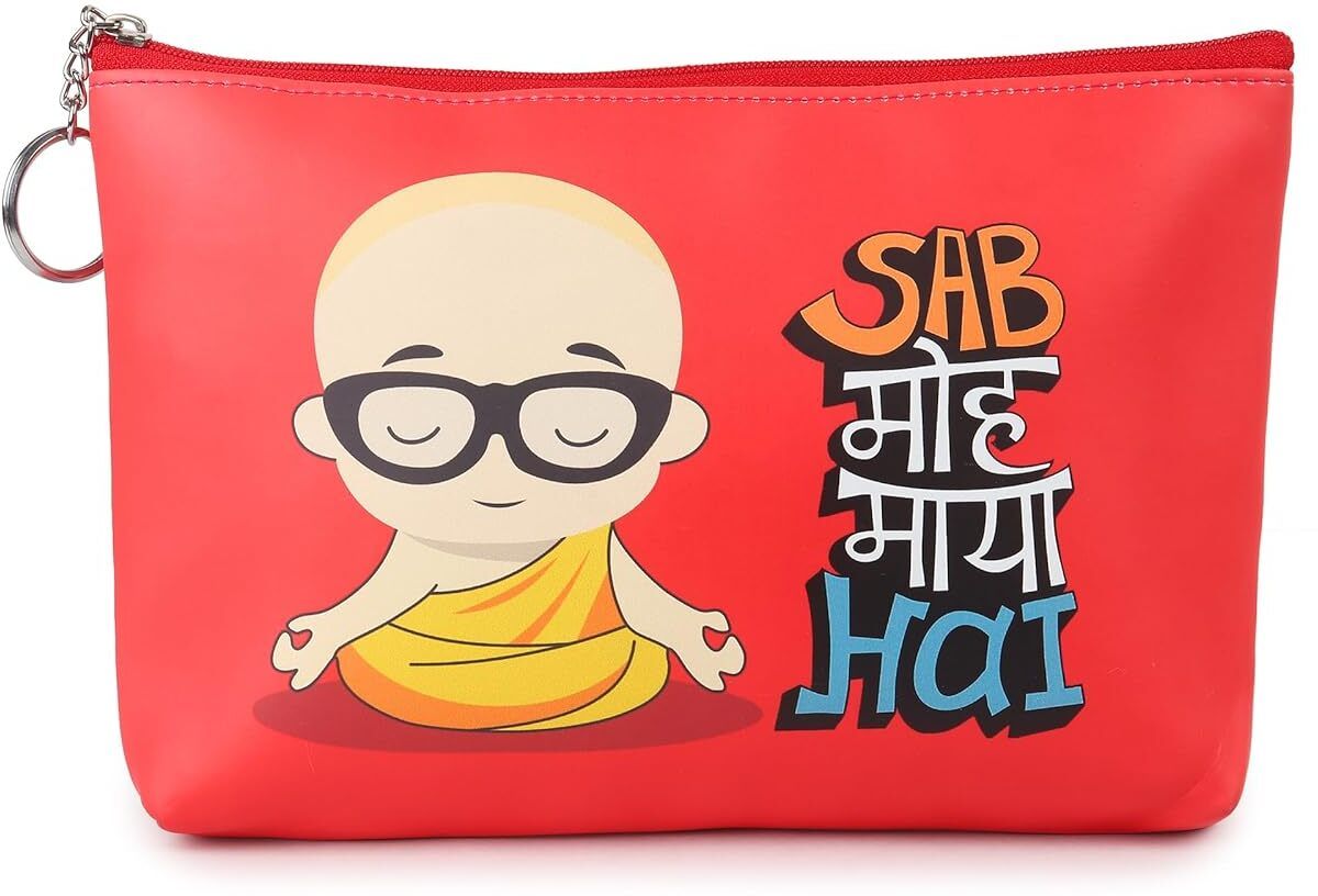 Women Red Cosmetic Bag