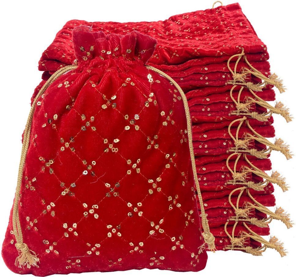 dulhan enterprises Women Red Potli-picture-23