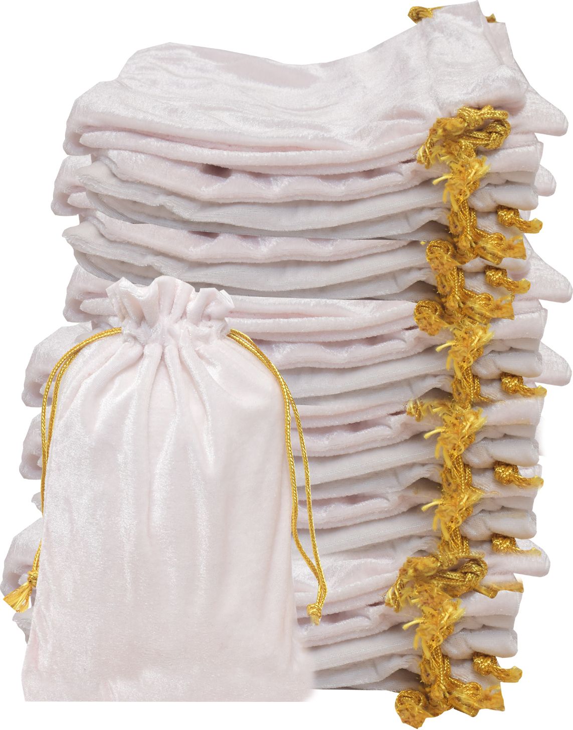 Women White, Gold Potli-image-28