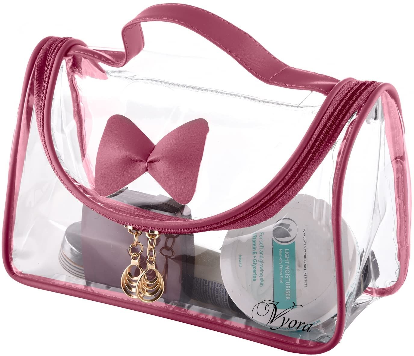 vyora Women Maroon Cosmetic Bag-picture-20