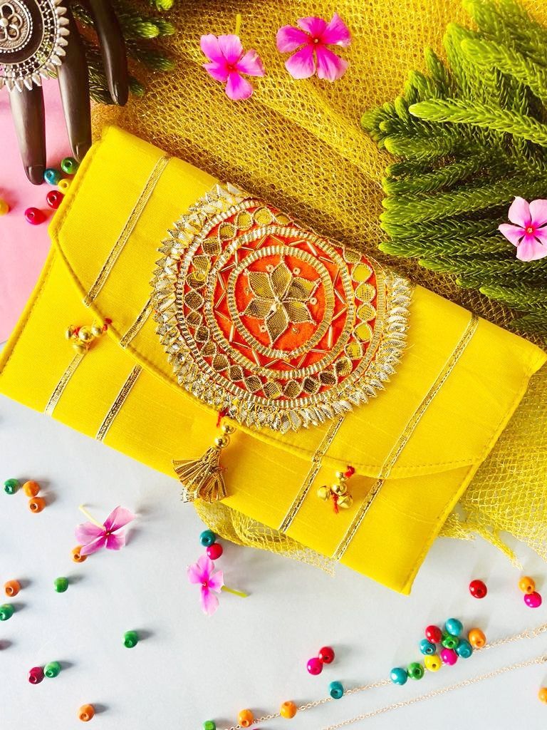 Women Yellow Coin Purse