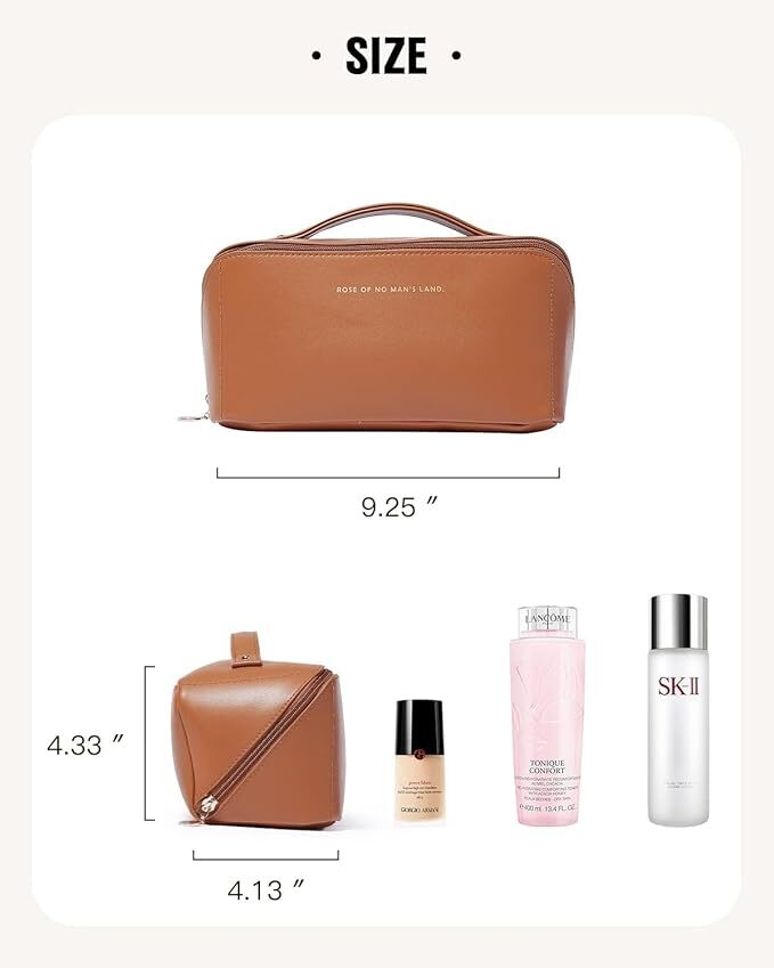 Women Brown Cosmetic Bag-image-20