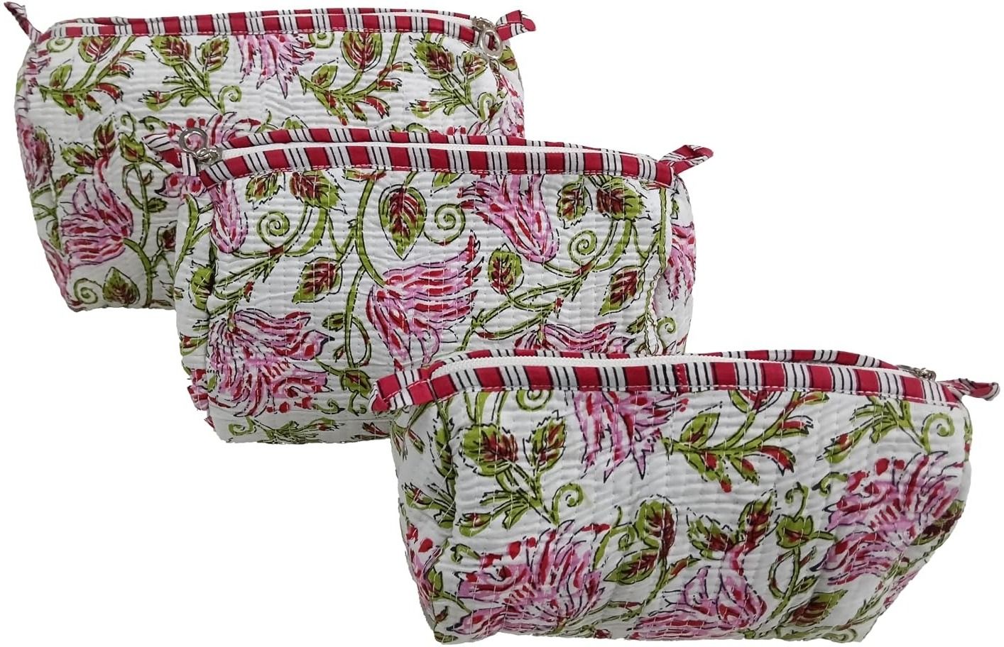 raj hanicrafts Women Multicolor Cosmetic Bag-picture-38