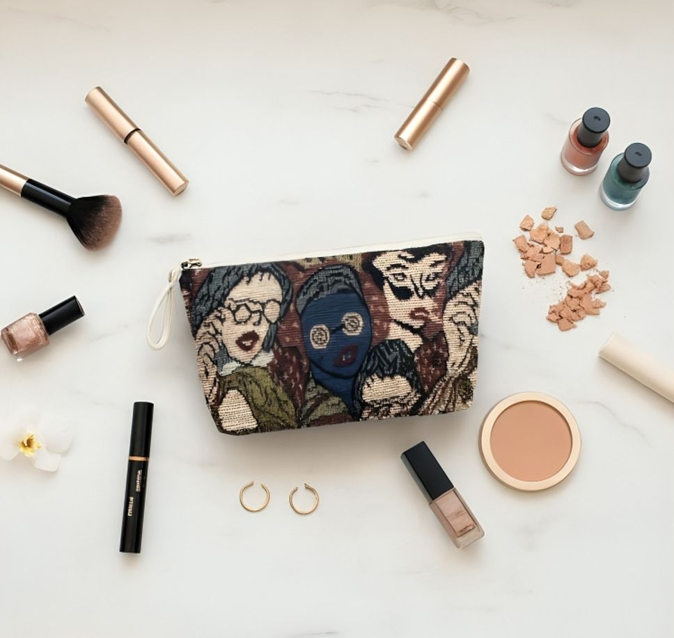 Women Multicolor Cosmetic Bag