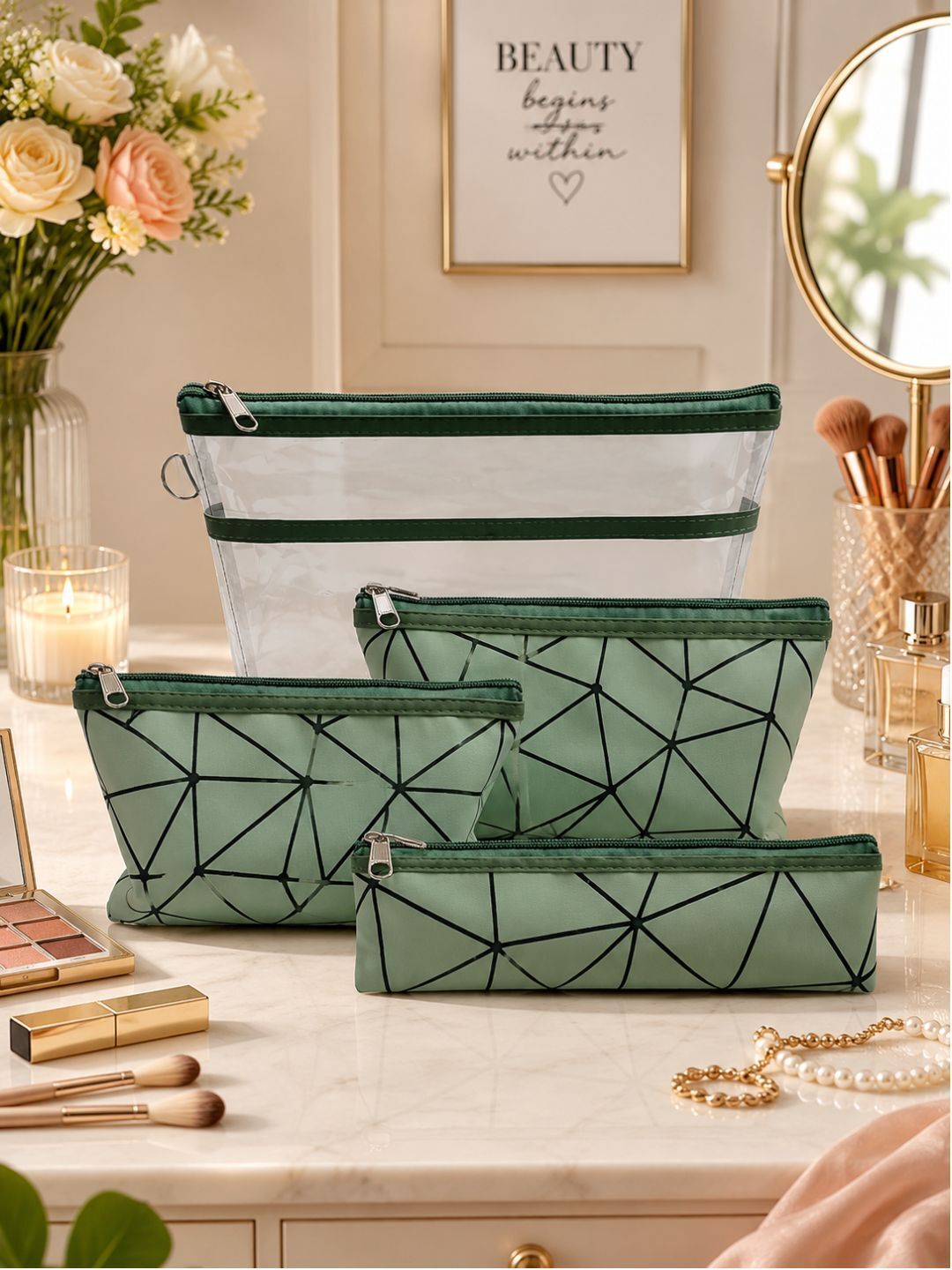 Women Green Pouch-image-3