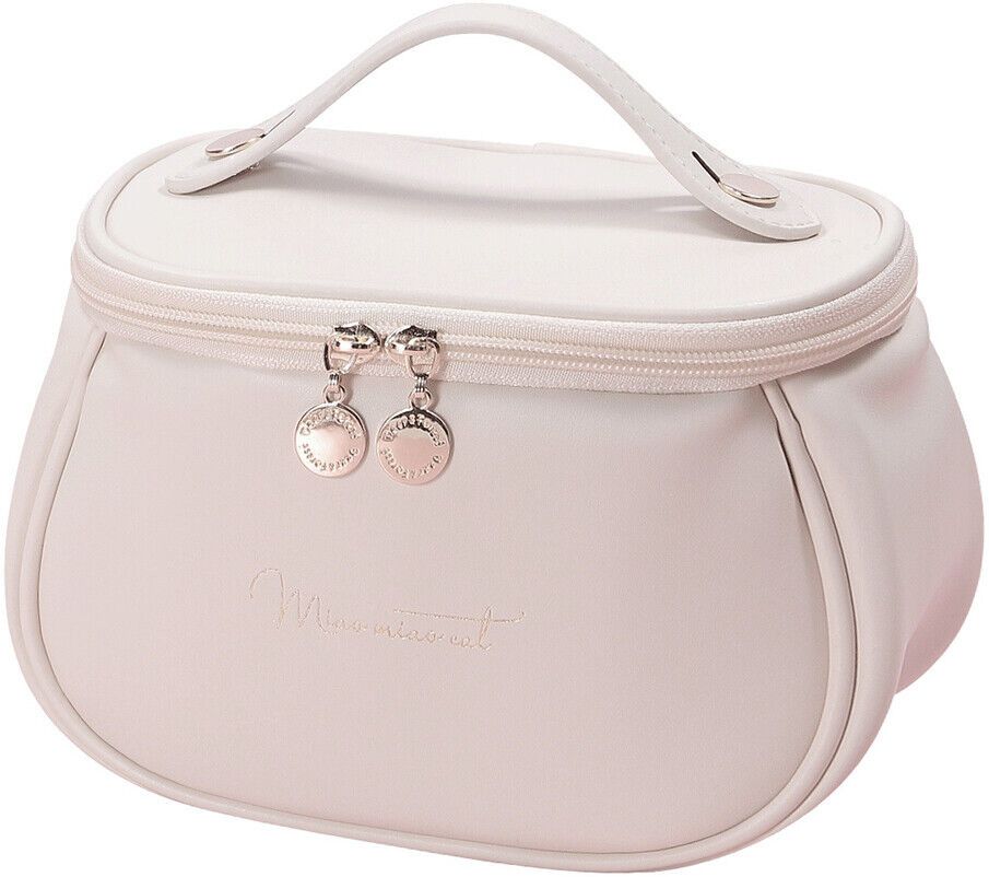 Women White Cosmetic Bag