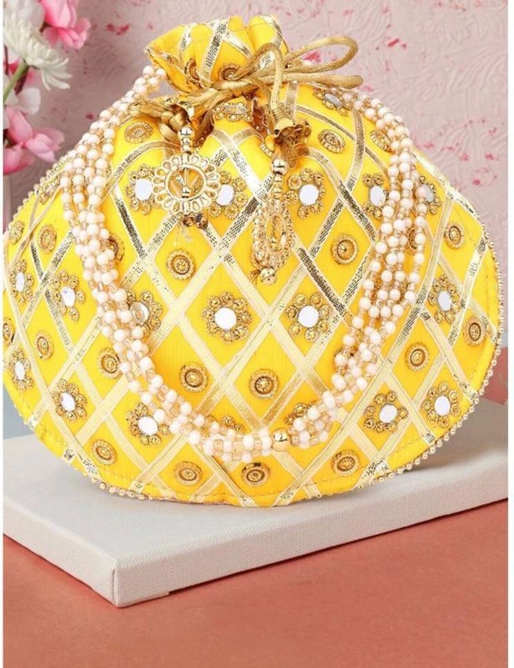 Women Yellow Potli-image-12