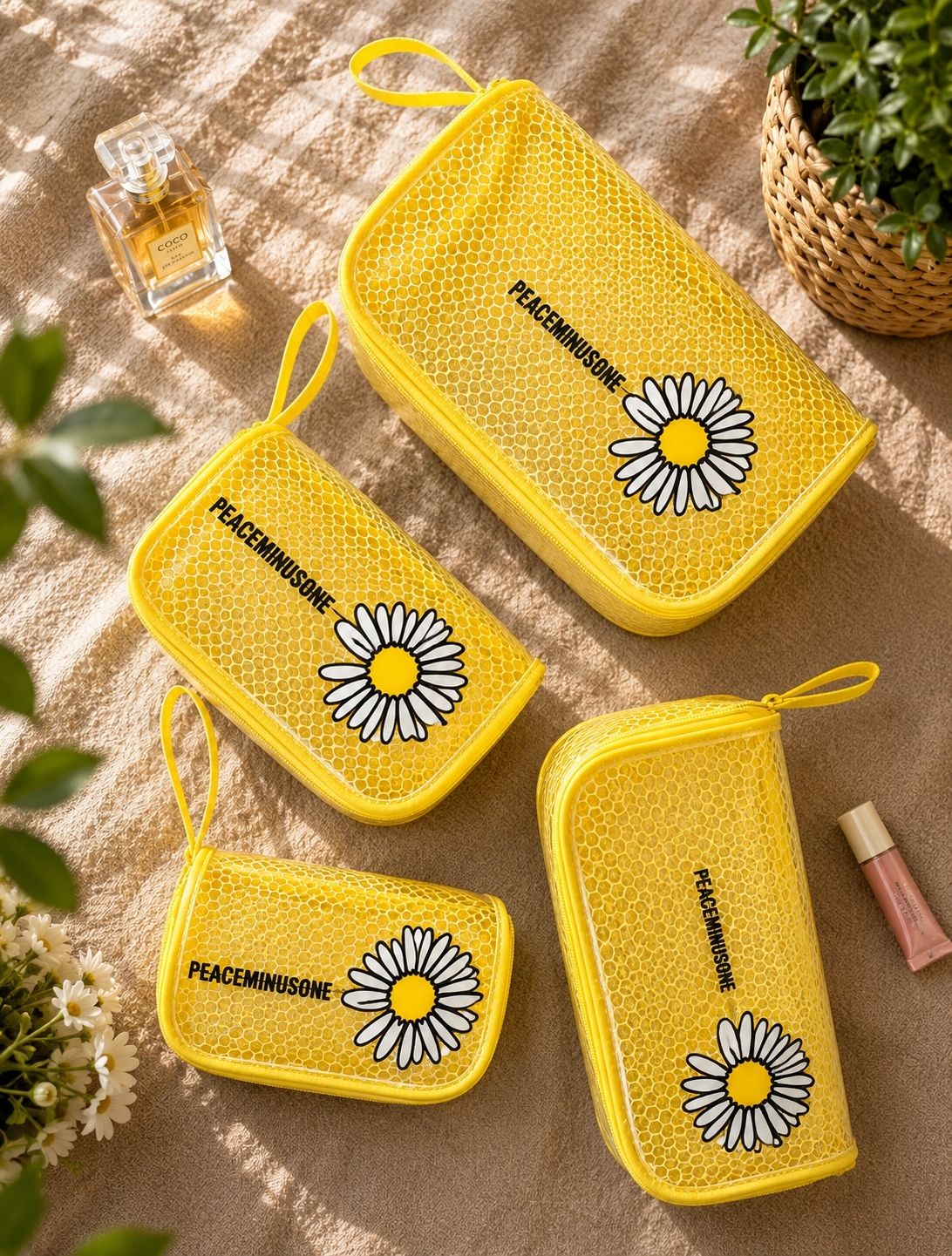 imanienterprise Women Yellow Cosmetic Bag-picture-22