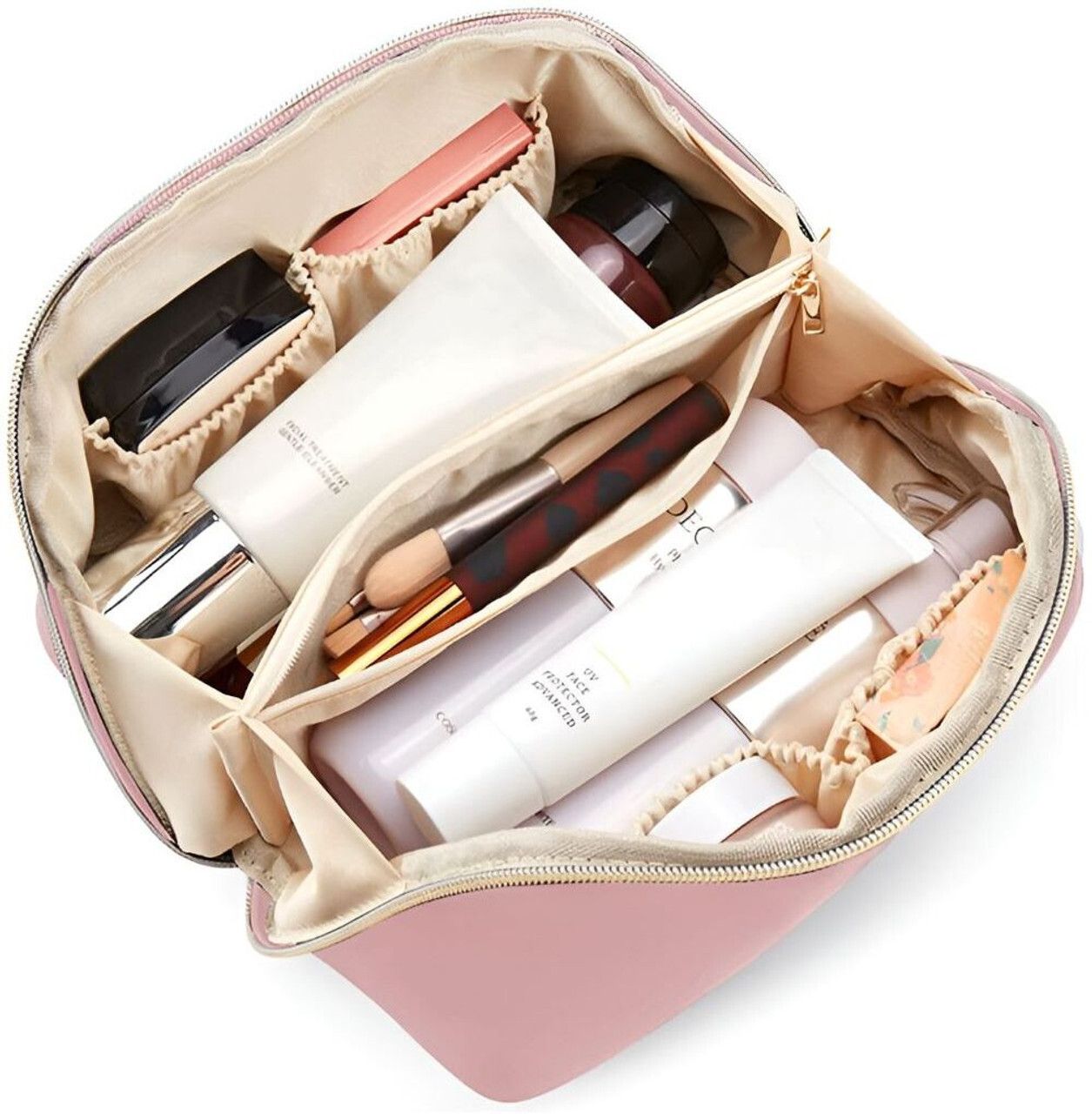 Women Pink Cosmetic Bag