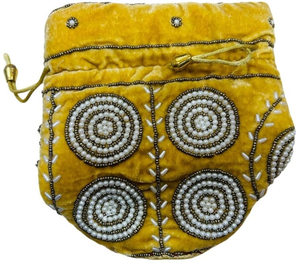 Women Yellow Potli-image-26