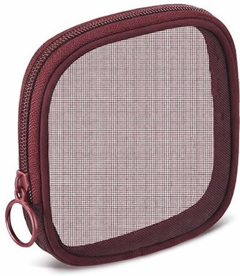 Women Maroon Cosmetic Bag