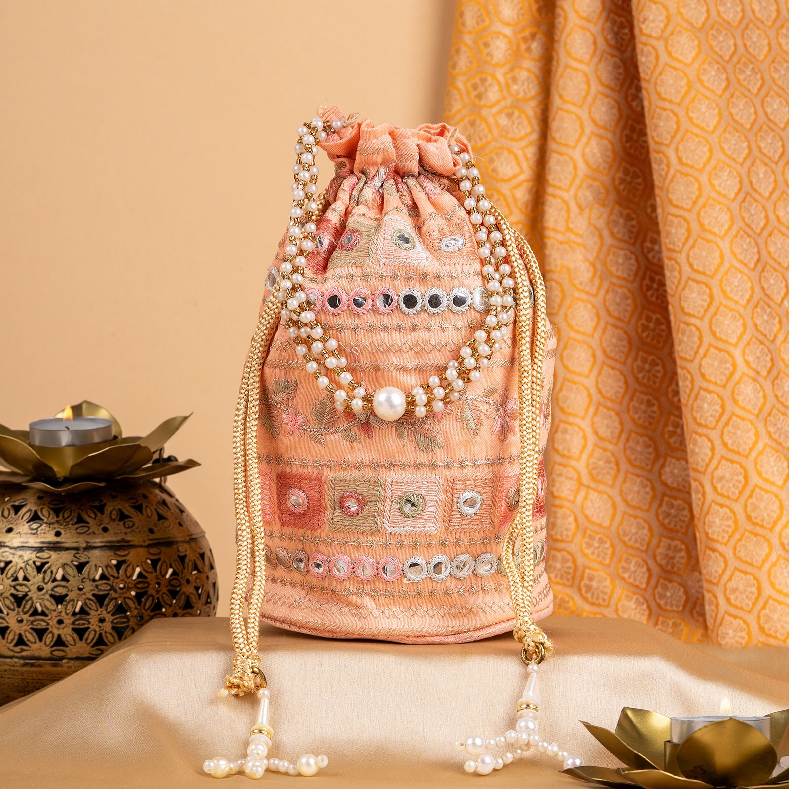 teejh Women Pink Potli-picture-14