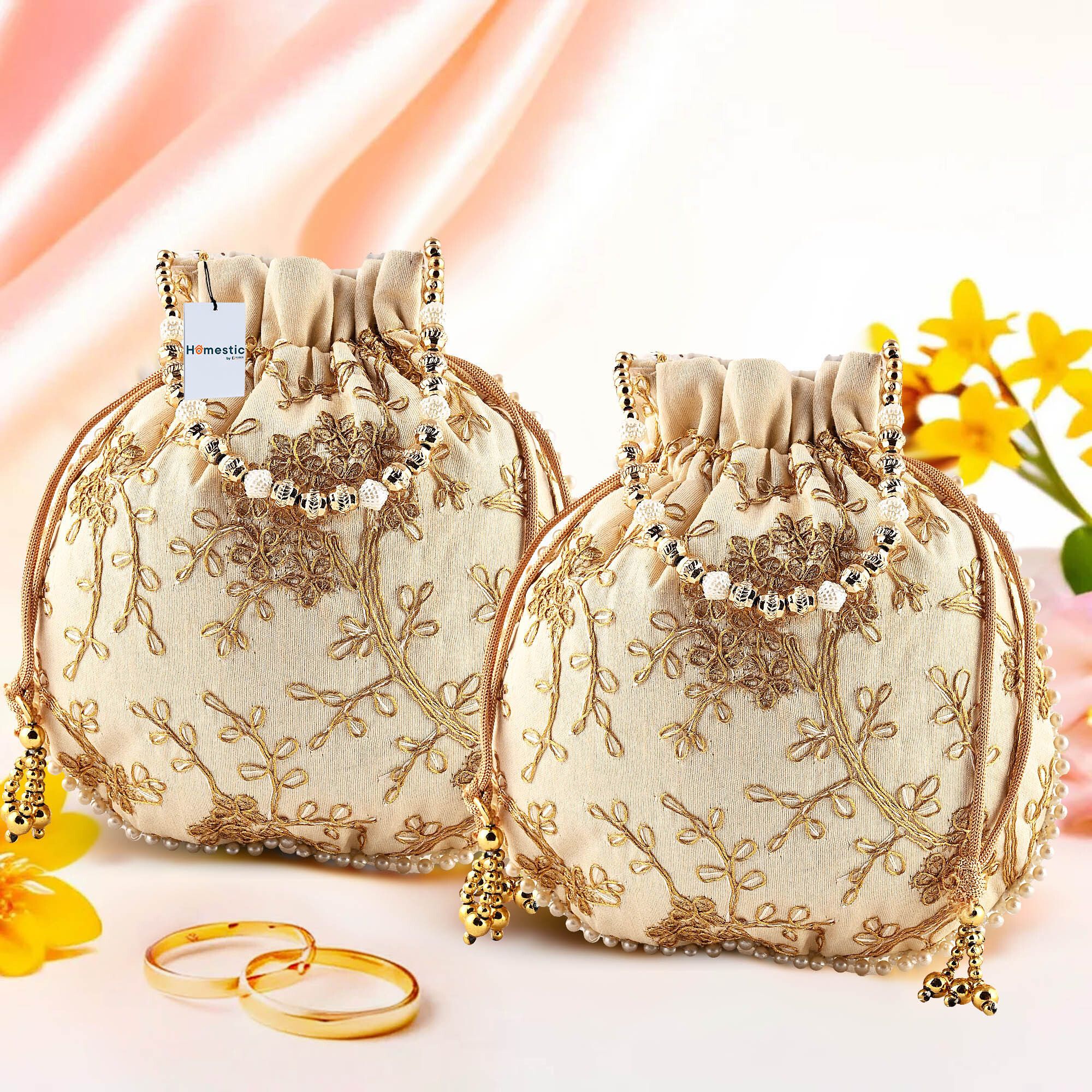 By Kuber Industries Women Yellow Potli-image-42