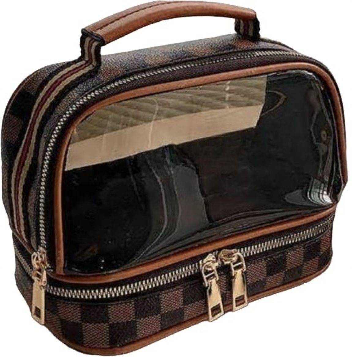 Women Brown Cosmetic Bag-image-39