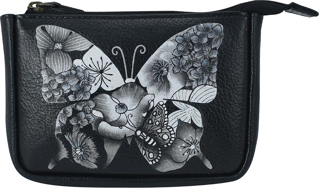 anna by anuschka Women Black Coin Purse-picture-23