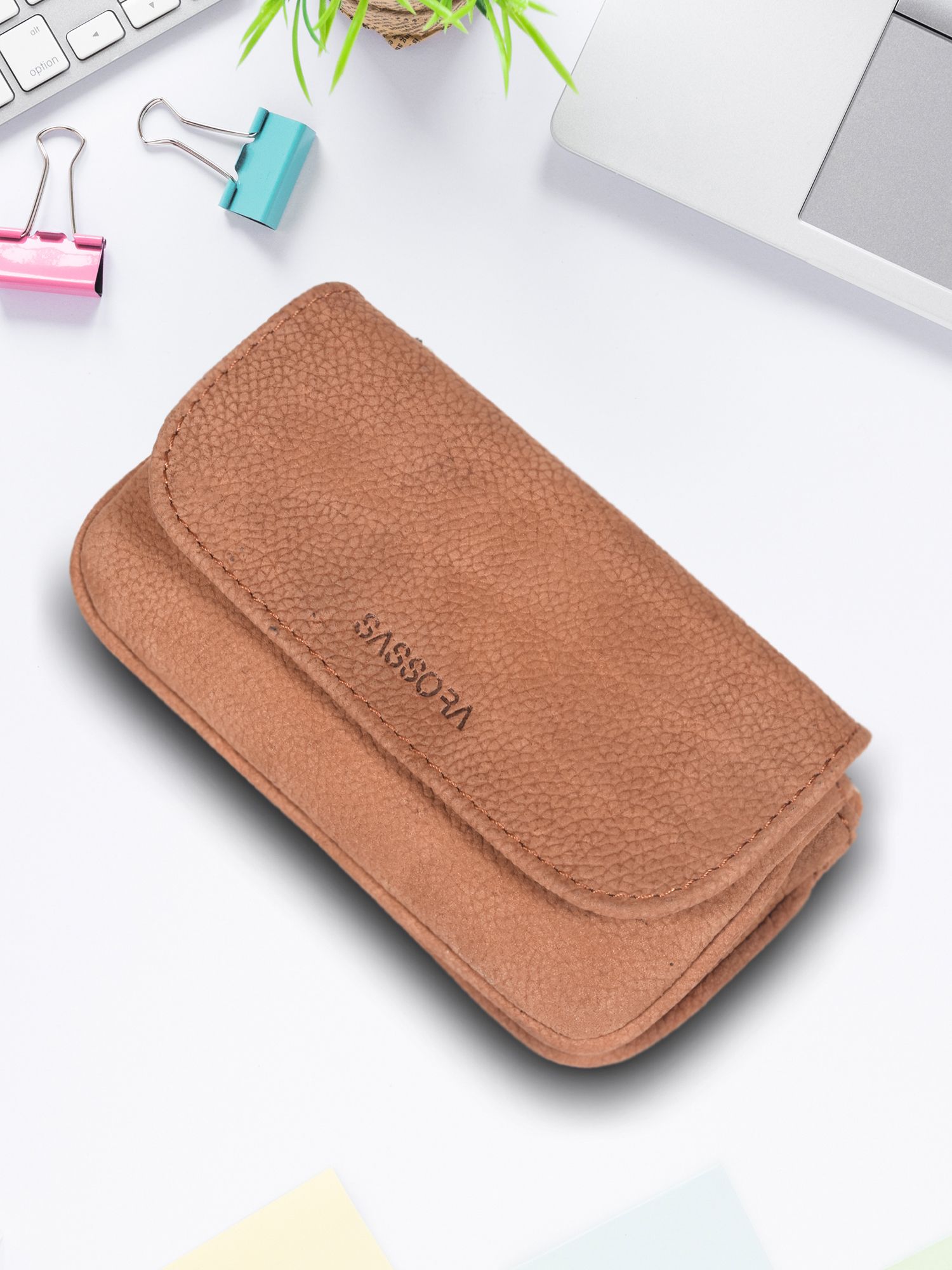 sassora Women Tan Coin Purse-picture-1