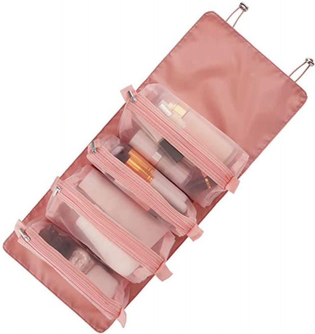 koccido Women Pink Cosmetic Bag-picture-10