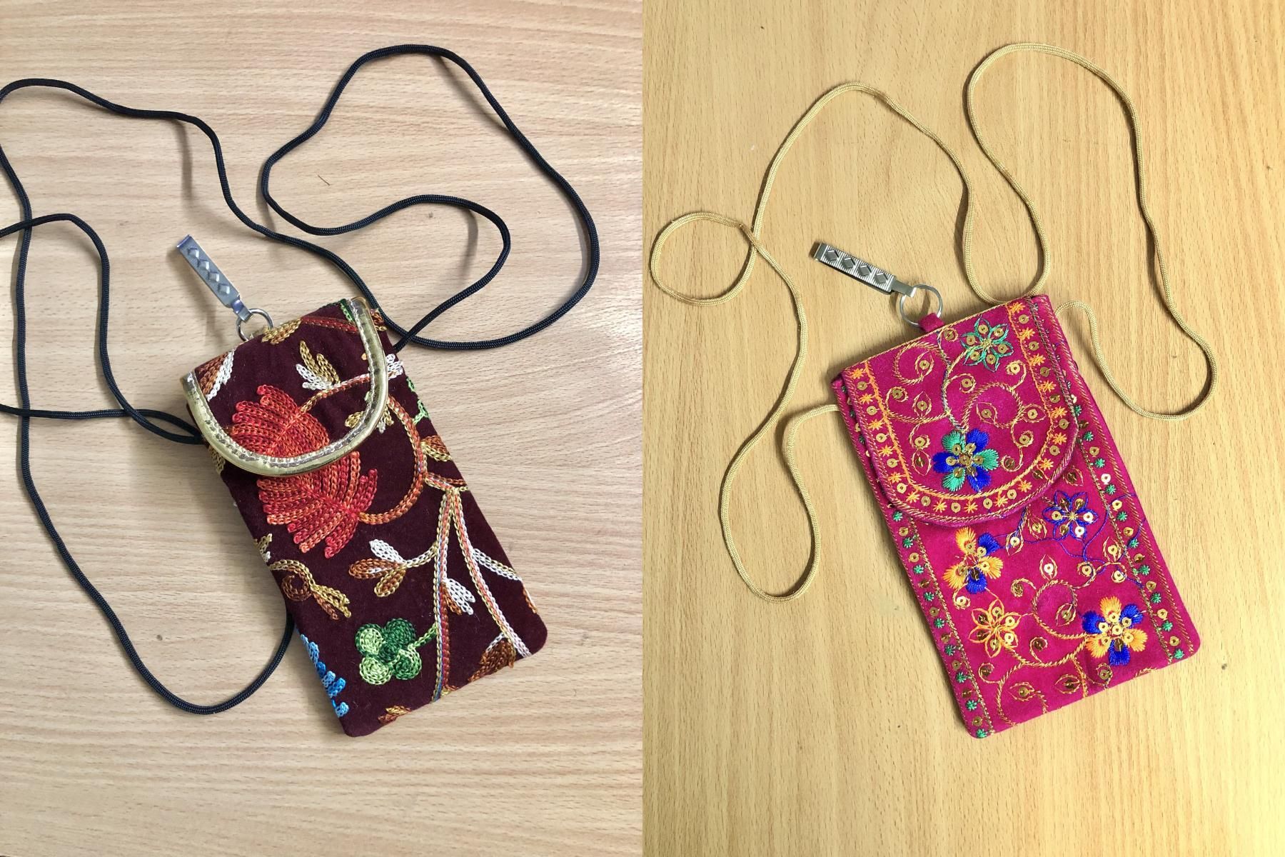 crfat bazaar Girls Maroon, Pink Potli-picture-24