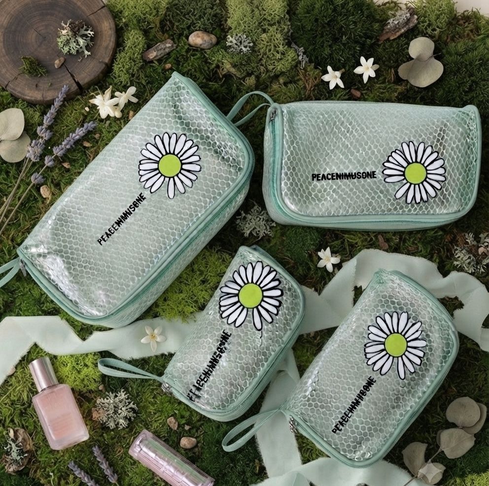 imanienterprise Women Green Cosmetic Bag-picture-18