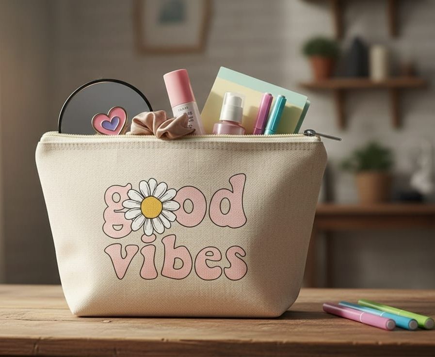 Women Beige Cosmetic Bag-image-35