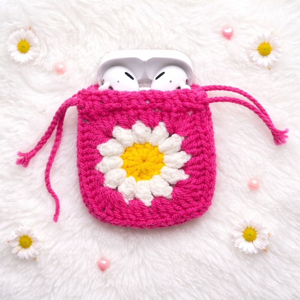 Girls Pink, White, Yellow Pouch-image-14