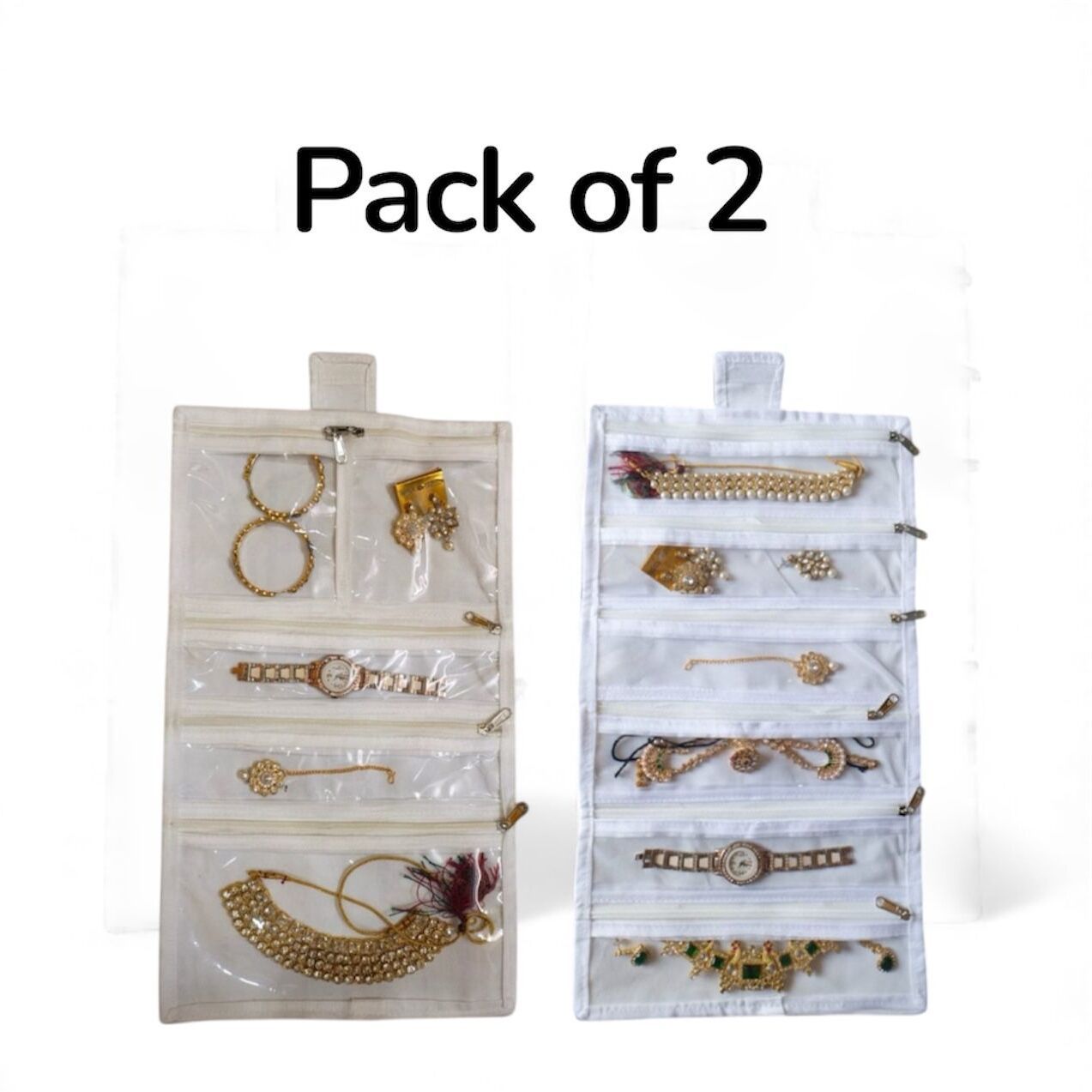 Girls White, Multicolor Wristlet