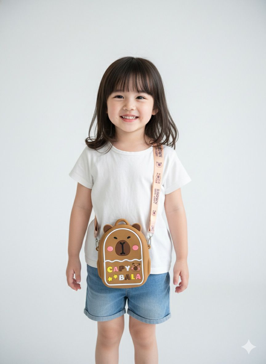 Girls Brown Coin Purse