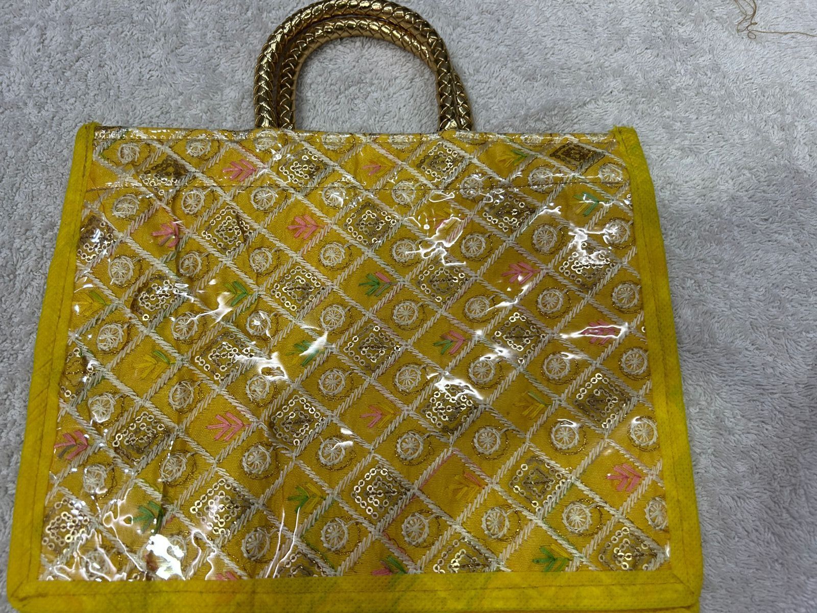 Women Yellow Potli