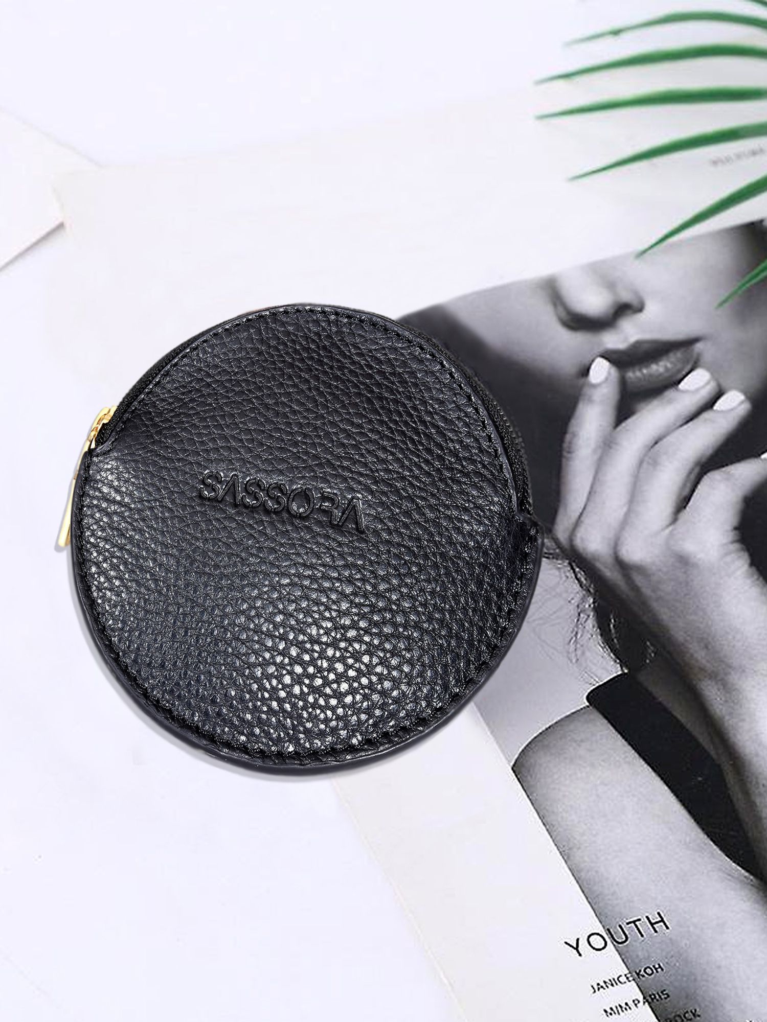 sassora Women Black Coin Purse-picture-20