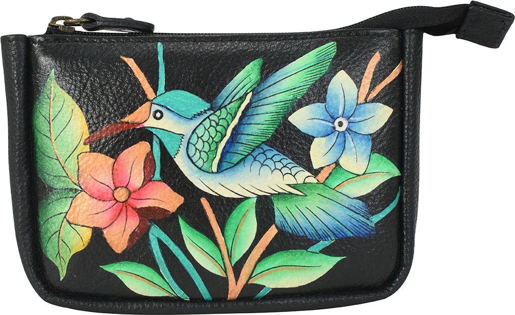 anna by anuschka Women Black, Green Coin Purse-picture-19