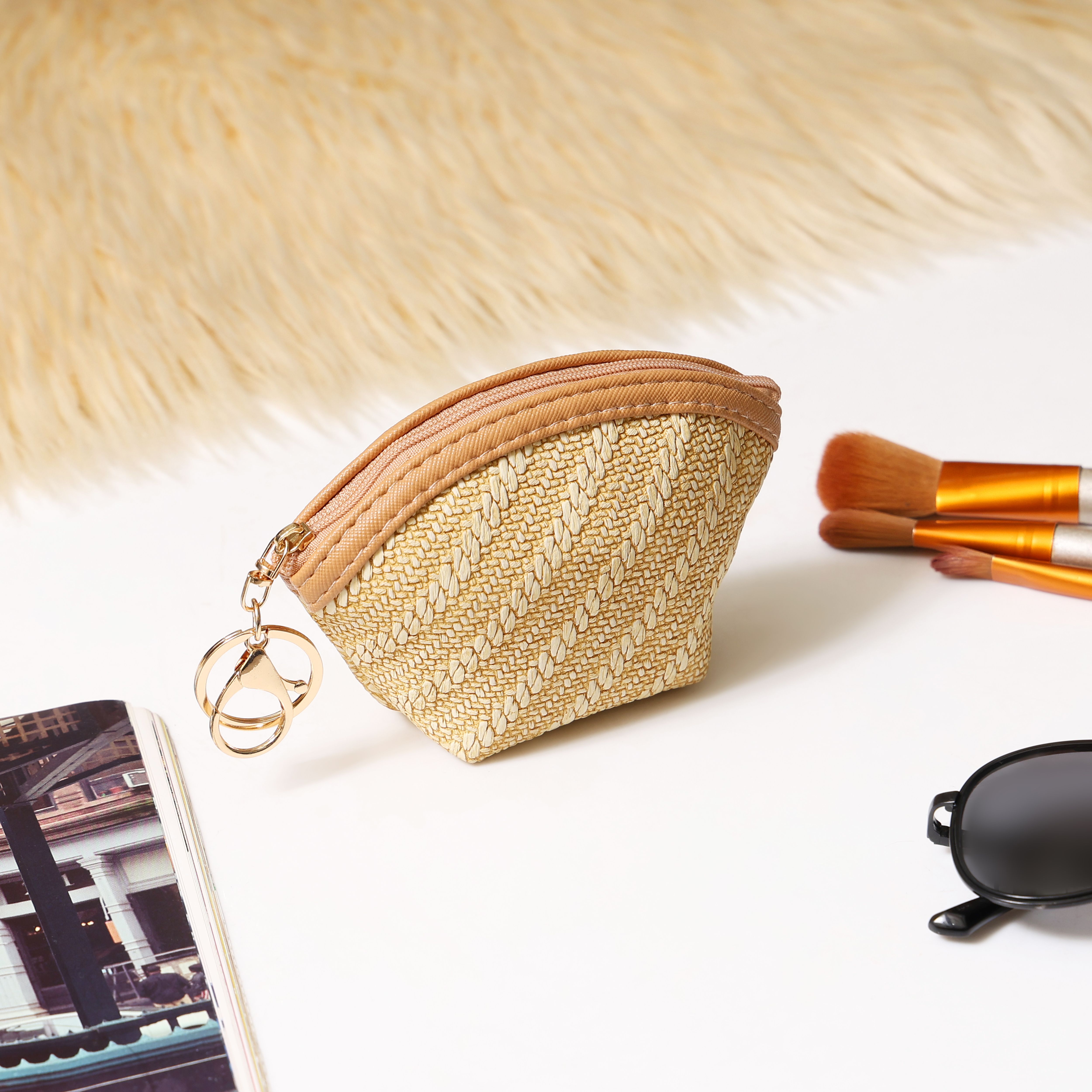 abbana Women Beige Coin Purse-picture-22