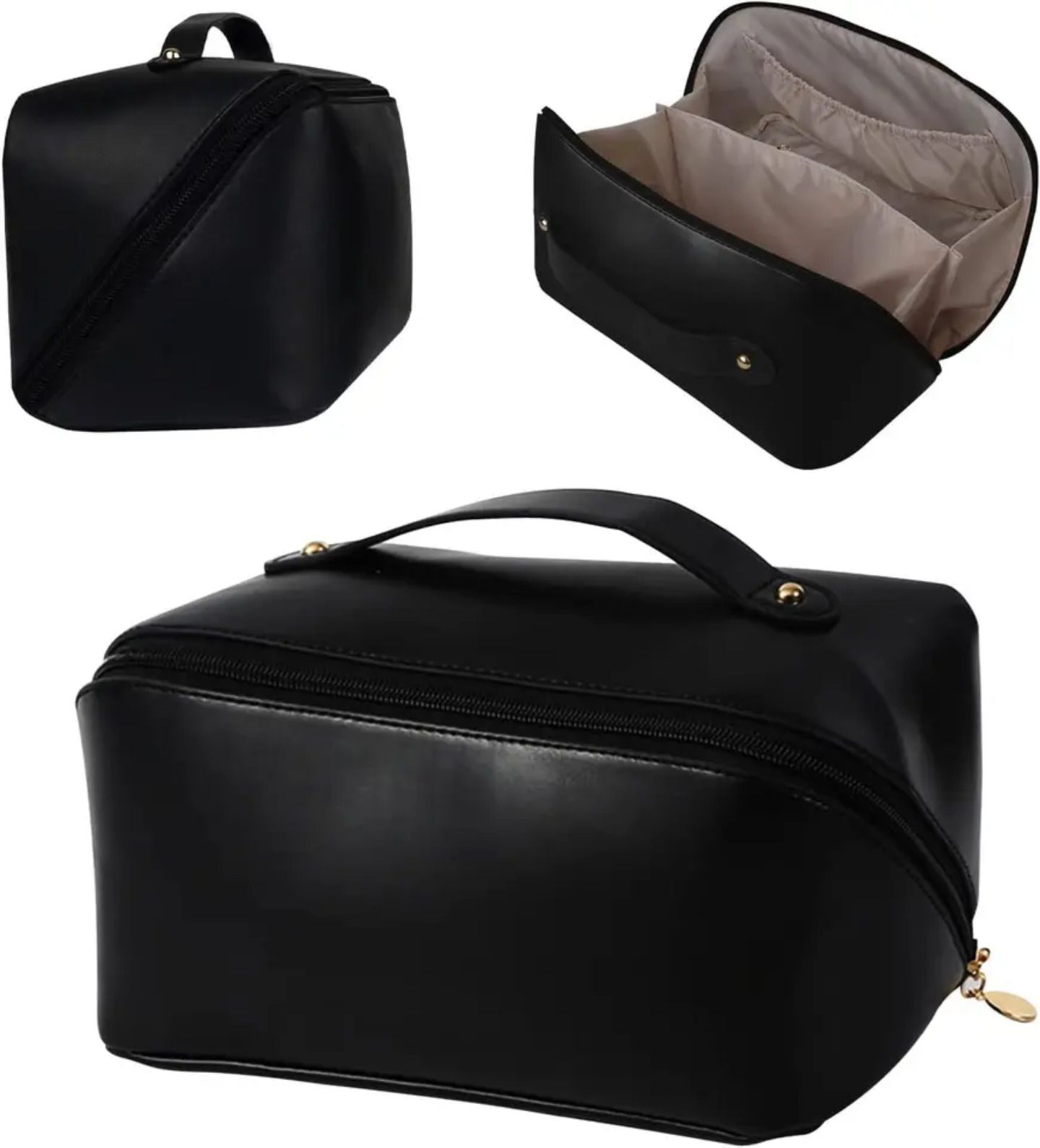Women Black Cosmetic Bag