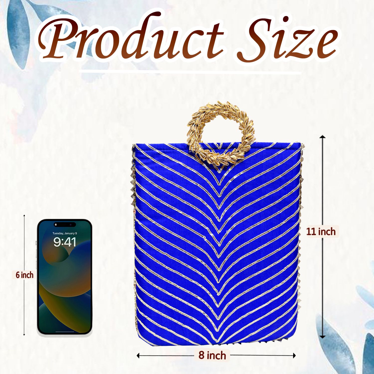 Women Blue Potli-image-48
