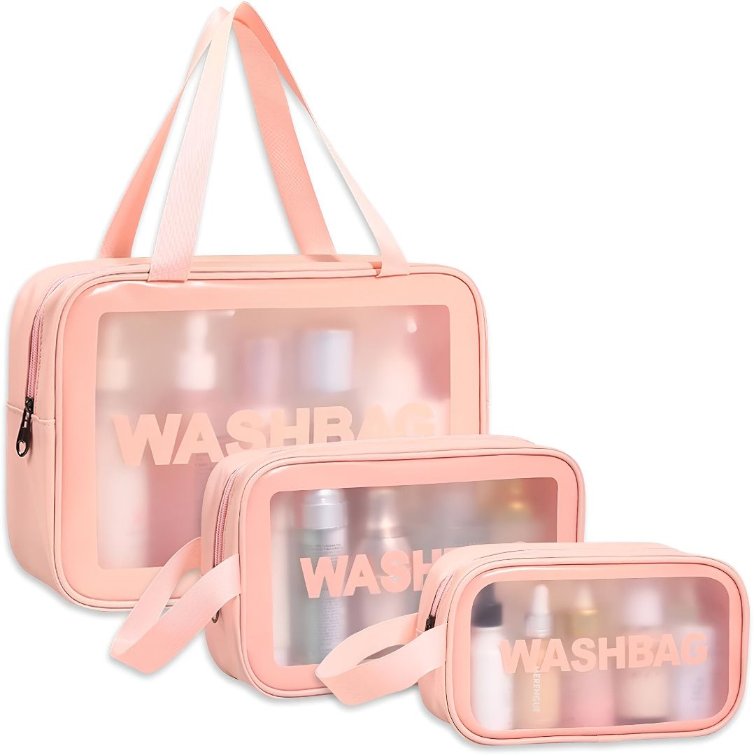 Women Pink Cosmetic Bag